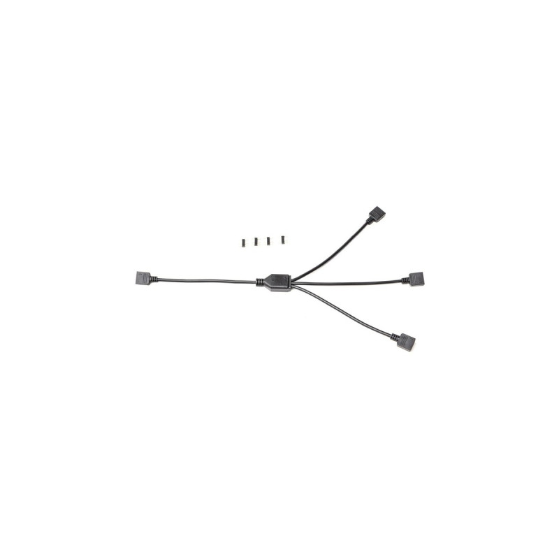EKWB EK-Loop D-RGB 3-Way Splitter Cable, Y-Kabel(schwarz, 300mm +/- 5mm)