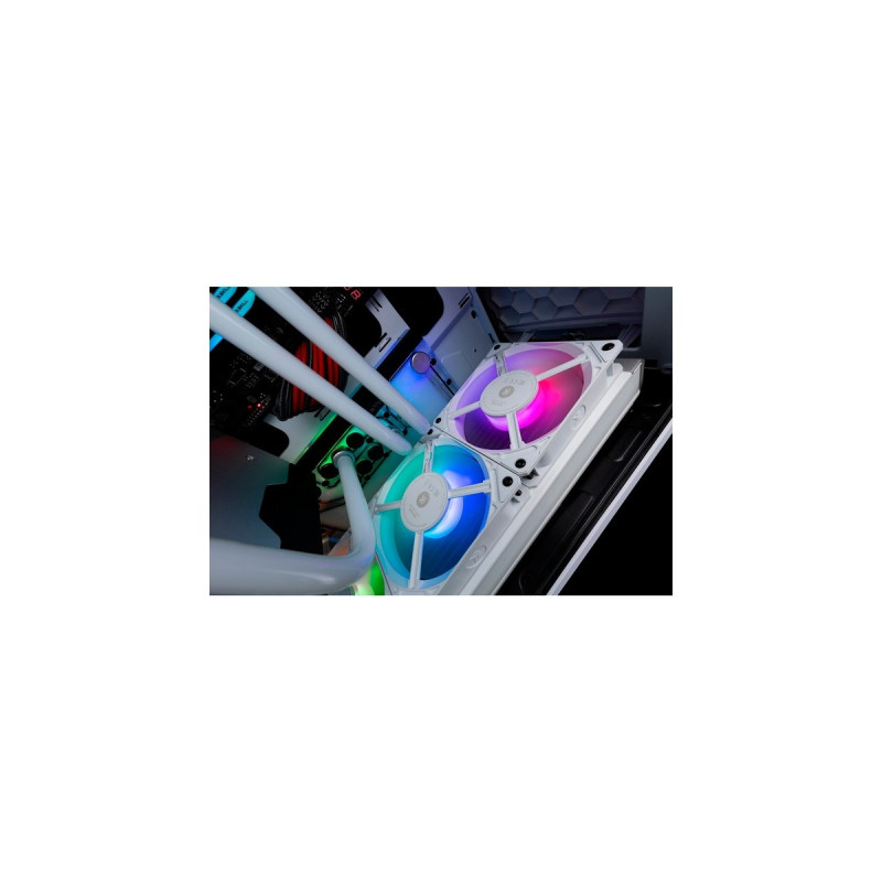 EKWB EK-Loop Fan FPT 120 D-RGB - White, Gehäuselüfter(weiß)
