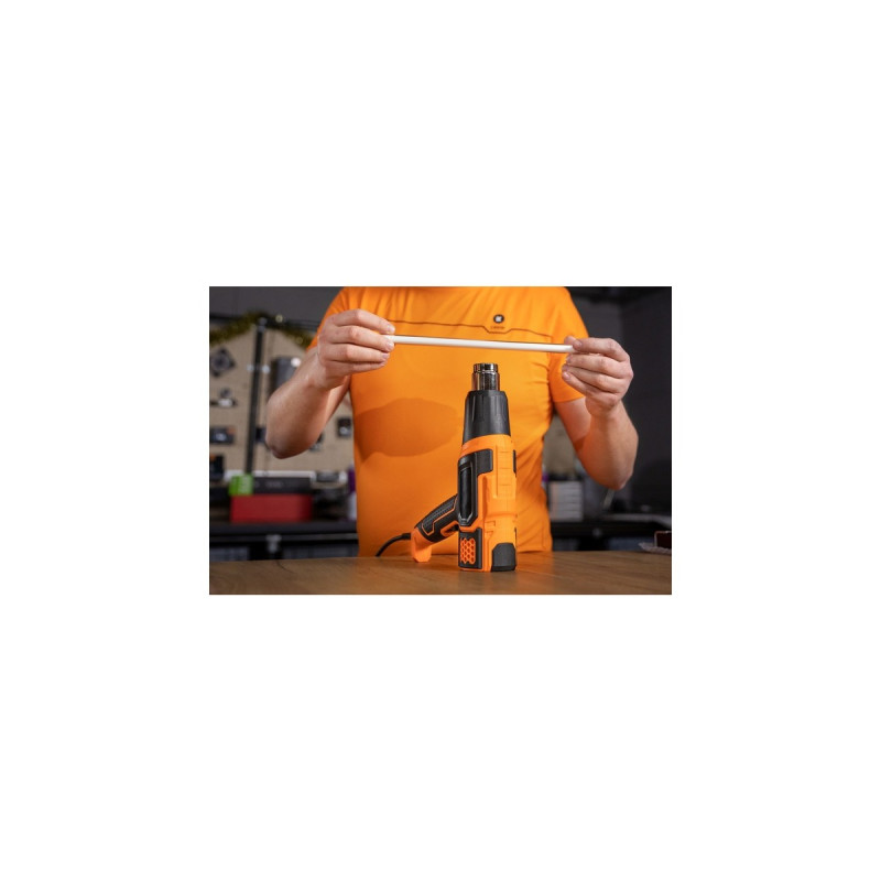 EKWB EK Loop Heat Gun, Heißluftgebläse(schwarz/orange, 2.000 Watt)