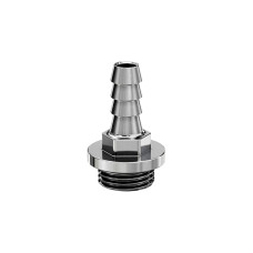 EKWB EK-Pro G1/4 Barb Fitting 6mm - Nickel, Verbindung(nickel)