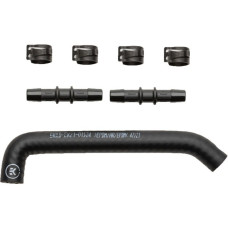 EKWB EK-Pro Tubing 10/17mm Reinforced EPDM Preformed 45°/90° - Black, Schlauch(schwarz)
