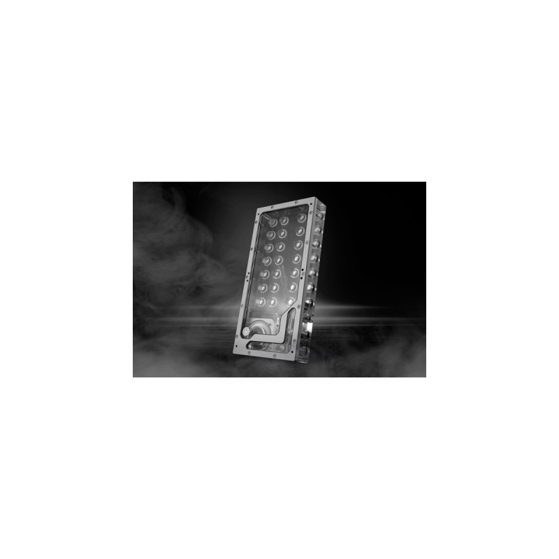 EKWB EK-QuantumX Loophole Distroplate D5 PWM - Silver(transparent/silber)