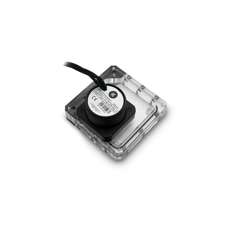 EKWB EK-Quantum Kinetic FLT 120 D5 PWM D-RGB- Acryl, Pumpe(schwarz, Reservoir/Pumpen Combo)
