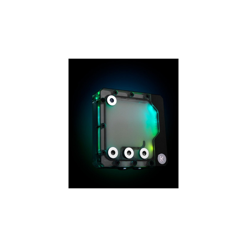 EKWB EK-Quantum Kinetic FLT 120 D5 PWM D-RGB- Acryl, Pumpe(schwarz, Reservoir/Pumpen Combo)