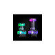 EKWB EK-Quantum Kinetic TBE 160 DDC PWM D-RGB - Acryl, Pumpe(transparent/schwarz, Ausgleichsbehälter mit Pumpe)
