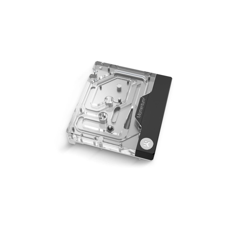 EKWB EK-Quantum Momentum² ROG Crosshair X670E Hero D-RGB - Acryl, Wasserkühlung(transparent/silber, All-in-One-Flüssigkeitskühlungslösung CPU und Mainboard)