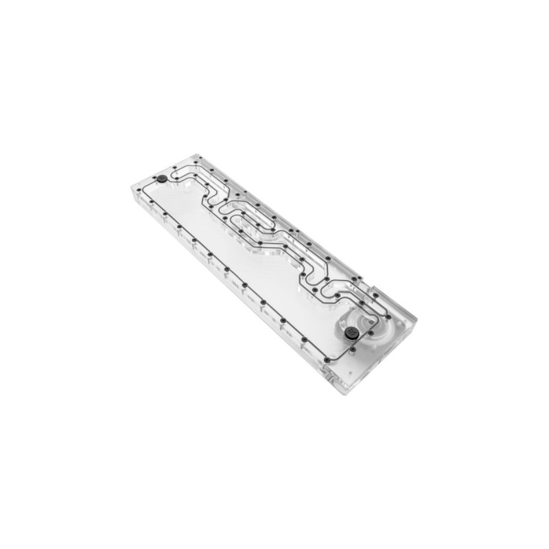 EKWB EK-Quantum Reflection² 7000D D5 PWM D-RGB – Acryl, Ausgleichsbehälter(transparent, Verteilerplatte inkl. Pumpe)