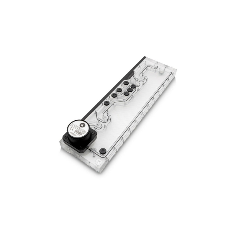 EKWB EK-Quantum Reflection² 7000D D5 PWM D-RGB – Acryl, Ausgleichsbehälter(transparent, Verteilerplatte inkl. Pumpe)