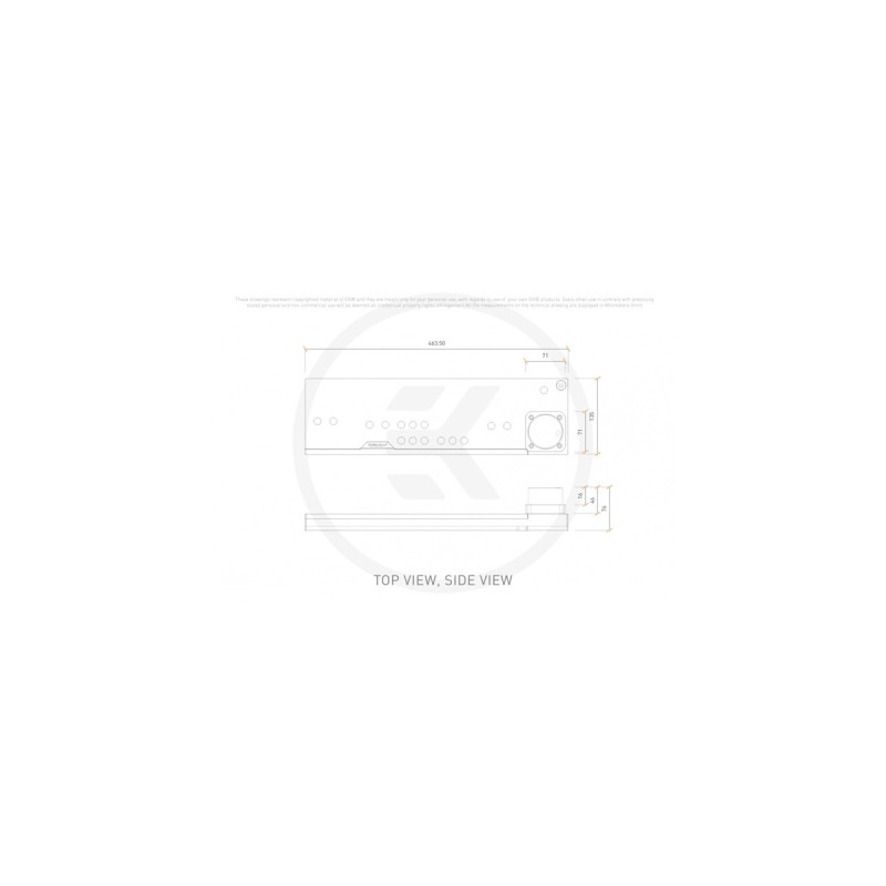 EKWB EK-Quantum Reflection² 7000D D5 PWM D-RGB – Acryl, Ausgleichsbehälter(transparent, Verteilerplatte inkl. Pumpe)