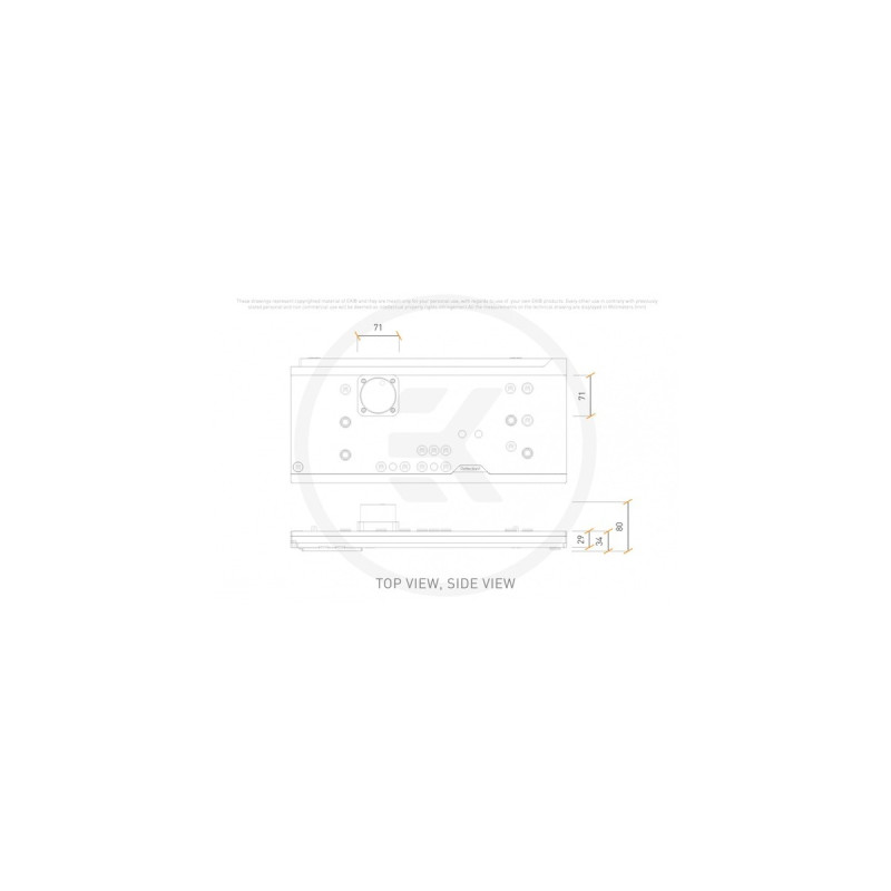 EKWB EK-Quantum Reflection² PC-O11D XL D5 PWM D-RGB - Screen Edition, Pumpe(Verteilerplatte inkl. Pumpe für LIAN LI O11D XL Gehäuse)