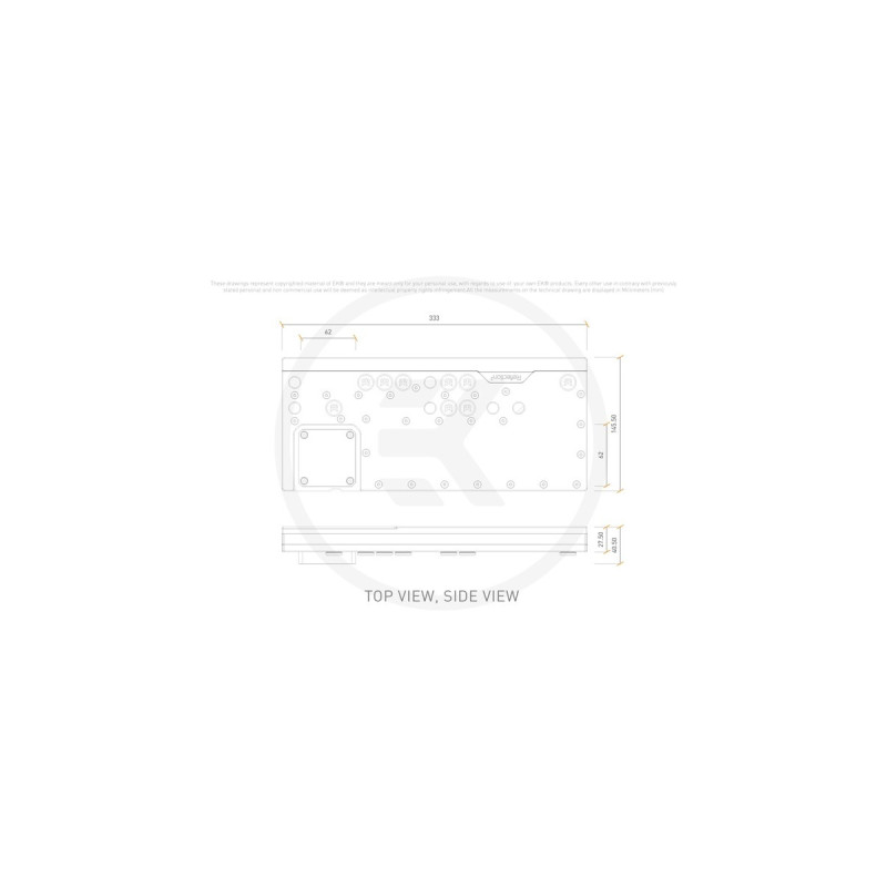 EKWB EK-Quantum Reflection² Torrent DDC 4.2 PWM D-RGB - Acryl, Ausgleichsbehälter(transparent, Verteilerplatte inkl. Pumpe)