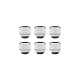 EKWB EK-Quantum Torque 6-Pack HDC 12 - Nickel, Verbindung(silber, 6er Pack)