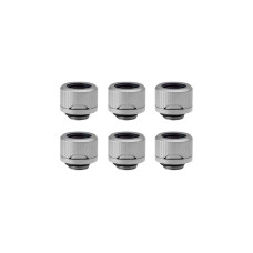 EKWB EK-Quantum Torque 6-Pack HDC 14 - Satin Titanium, Verbindung(silber, 6er Pack)