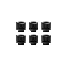 EKWB EK-Quantum Torque 6-Pack HTC 12 - Black, Verbindung(schwarz, 6er Pack)