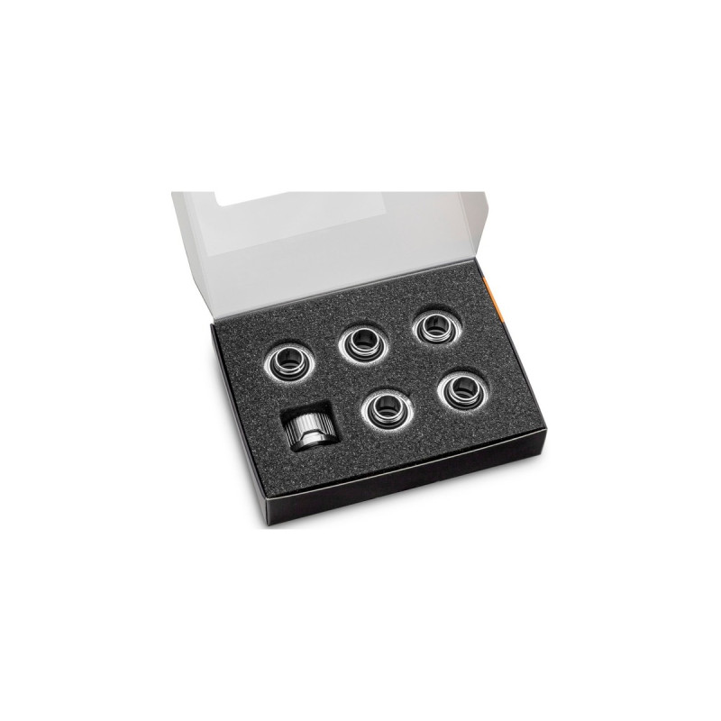 EKWB EK-Quantum Torque 6-Pack HTC 14 - Nickel, Verbindung(silber, 6er Pack)