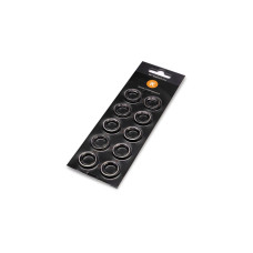 EKWB EK-Quantum Torque Color Ring 10-Pack HDC 12 - Nickel, Verbindung(nickel, 10 Stück)