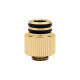 EKWB EK-Quantum Torque Push-In Adapter M 14 - Gold, Verbindung(gold)