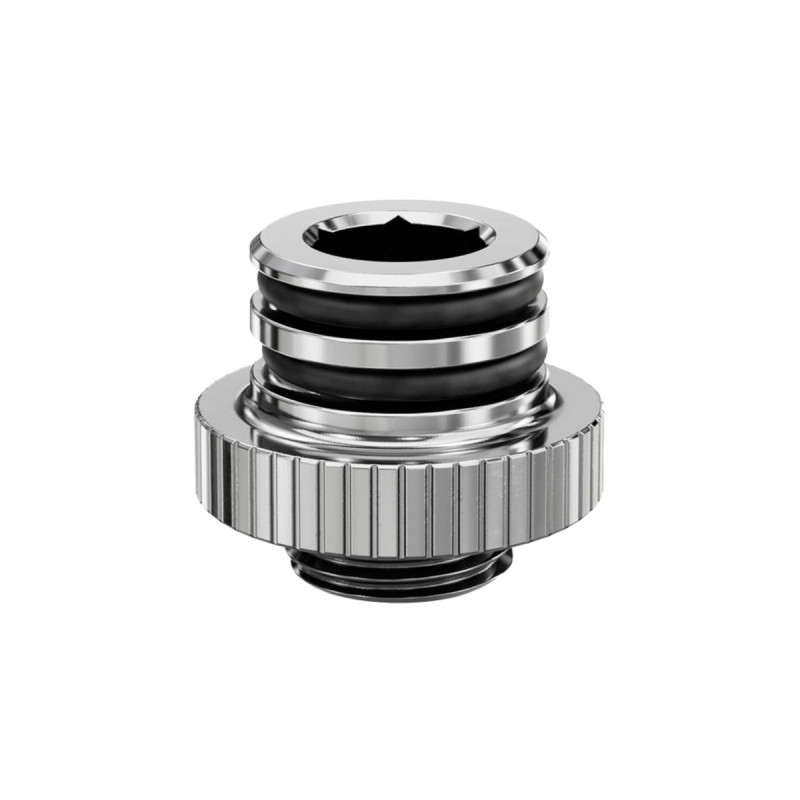 EKWB EK-Quantum Torque Push-In Adapter M 7 - Nickel, Verbindung(nickel)