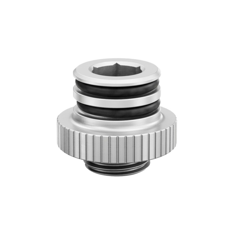 EKWB EK-Quantum Torque Push-In Adapter M 7 - Satin Titanium, Verbindung(titan)