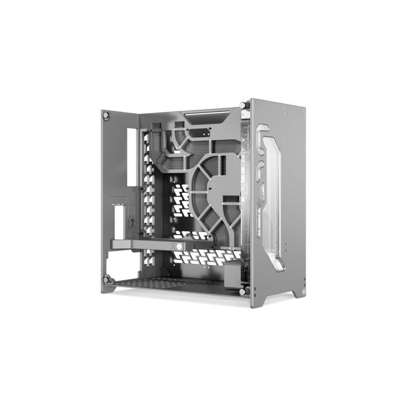 EKWB EK-Quantum Torsion A60 - Silver Limited Edition, Tower-Gehäuse(silber, Tempered Glass)