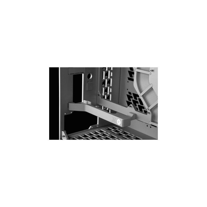 EKWB EK-Quantum Torsion A60 - Silver Limited Edition, Tower-Gehäuse(silber, Tempered Glass)