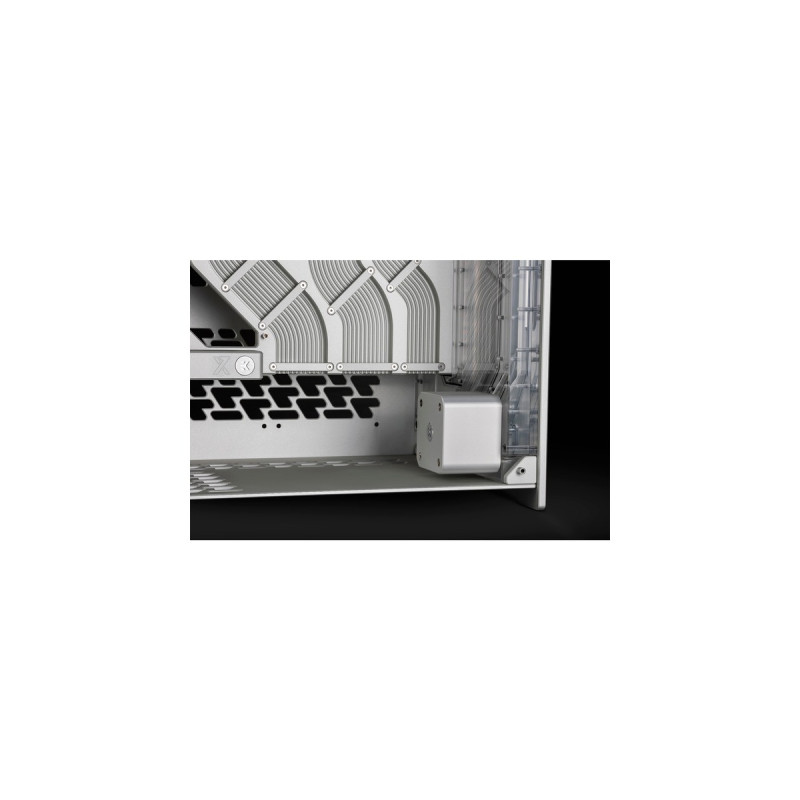 EKWB EK-Quantum Torsion A60 - Silver Limited Edition, Tower-Gehäuse(silber, Tempered Glass)