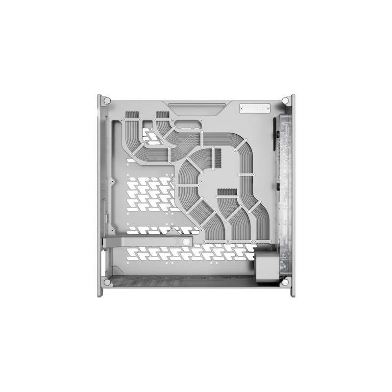 EKWB EK-Quantum Torsion A60 - Silver Limited Edition, Tower-Gehäuse(silber, Tempered Glass)