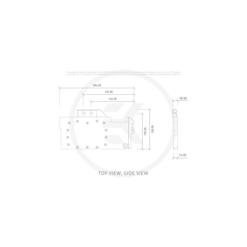 EKWB EK-Quantum Vector Red Devil RX 6800/6900 D-RGB - Nickel + Acetal, Wasserkühlung(schwarz/silber)