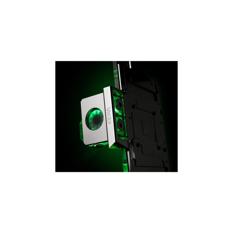 EKWB EK-Quantum Vector Terminal Cover - Nickel, Abdeckung(nickel)