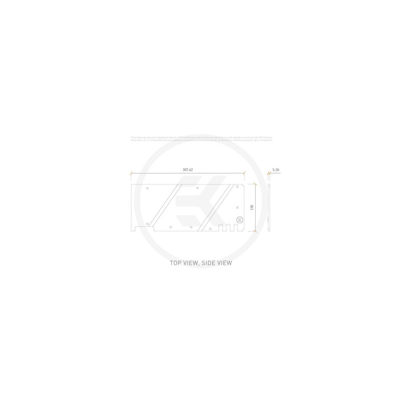 EKWB EK-Quantum Vector Trio RTX 3080/3090 Backplate - Black(schwarz)