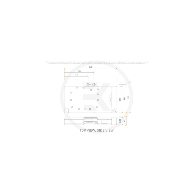 EKWB EK-Quantum Vector² Strix/TUF RTX 4080 ABP Set D-RGB - Nickel + Acryl, Wasserkühlung(nickel/transparent, inkl. Backplate)