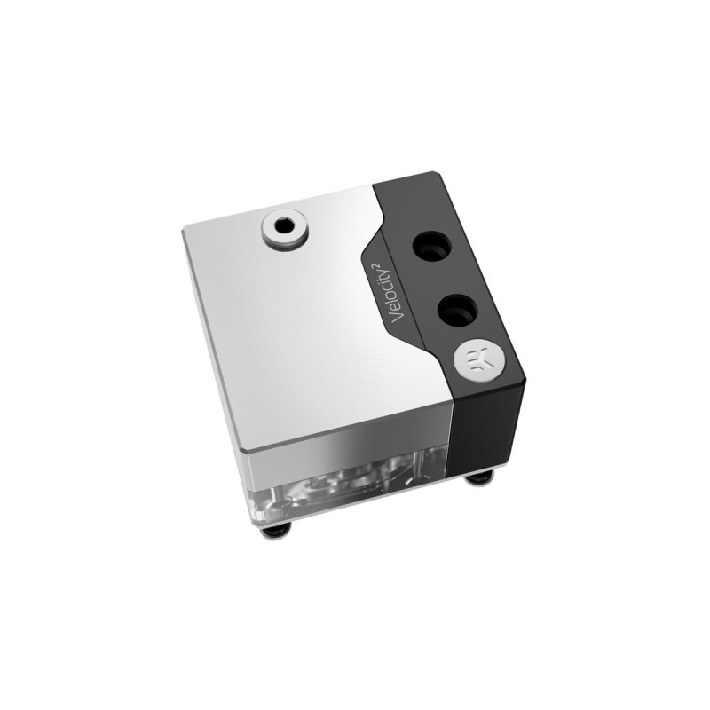 EKWB EK-Quantum Velocity² DDC 4.2 PWM D-RGB - 1700 Nickel + Acryl, CPU-Kühler(nickel/transparent, Pumpe-Reservoir-Wasserblock-Kombination)