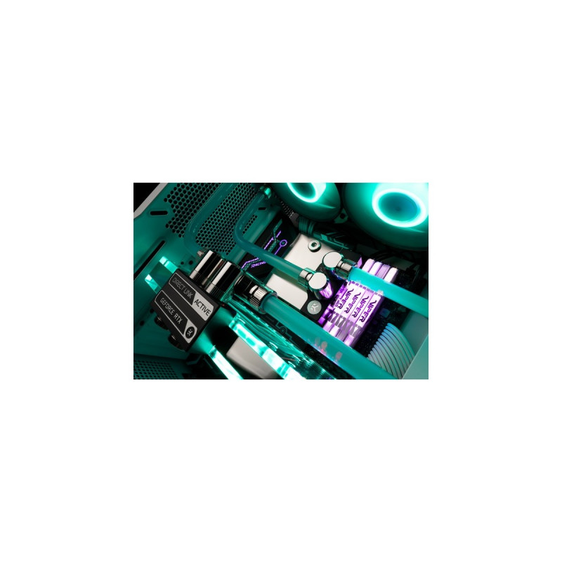 EKWB EK-Quantum Velocity² DDC 4.2 PWM D-RGB - 1700 Nickel + Acryl, CPU-Kühler(nickel/transparent, Pumpe-Reservoir-Wasserblock-Kombination)