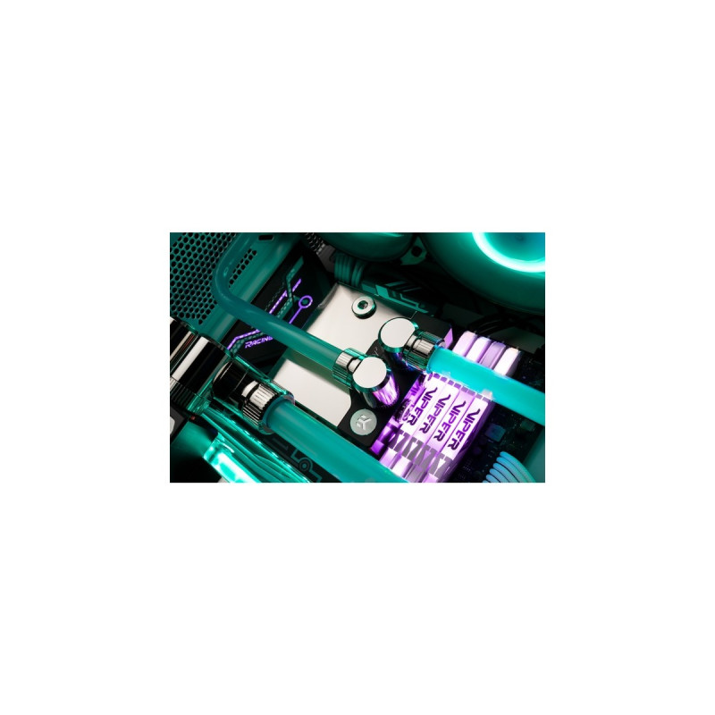 EKWB EK-Quantum Velocity² DDC 4.2 PWM D-RGB - 1700 Nickel + Acryl, CPU-Kühler(nickel/transparent, Pumpe-Reservoir-Wasserblock-Kombination)