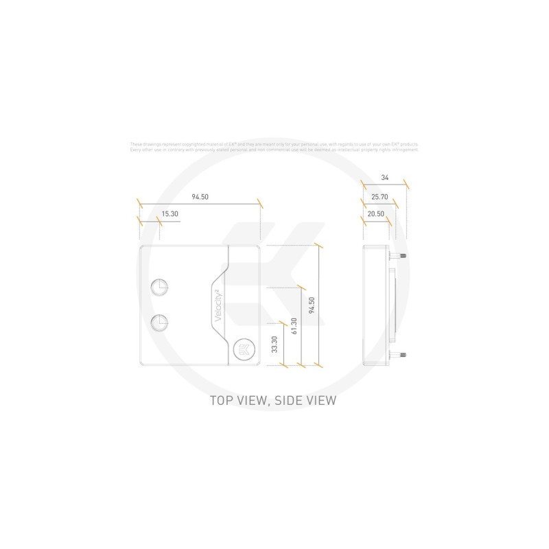 EKWB EK-Quantum Velocity² D-RGB - 1700 White Edition, CPU-Kühler(weiß/transparent)