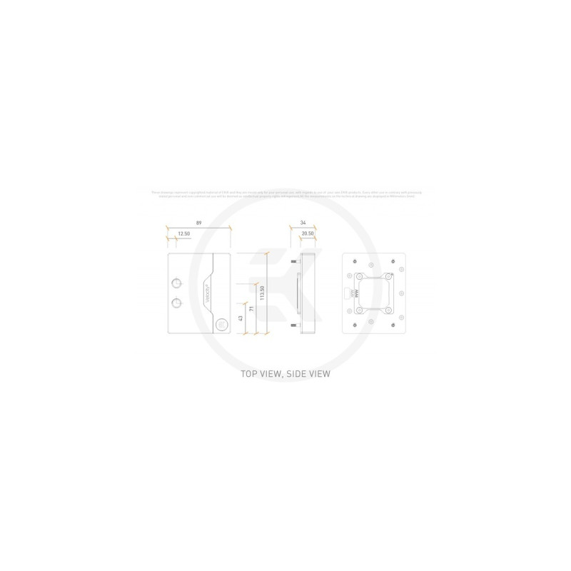 EKWB EK-Quantum Velocity² D-RGB - AM5 White Edition, CPU-Kühler(weiß/transparent)