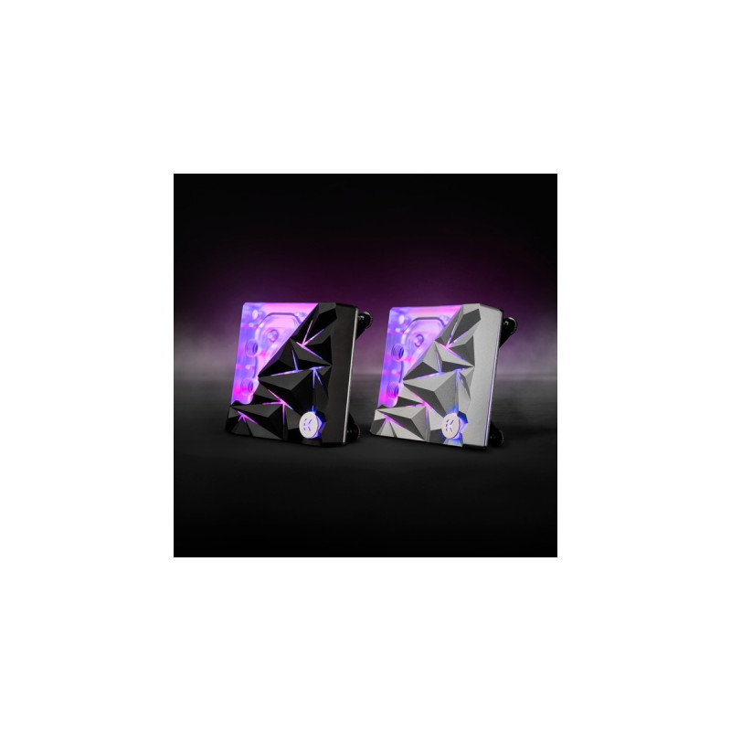 EKWB EK-Quantum Velocity² Edge D-RGB - 1700 Black Special Edition, CPU-Kühler(schwarz/transparent)