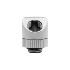 EKWB EK-Torque Angled 45° - Nickel, Verbindung(silber)
