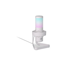 ENDORFY AXIS Streaming, Mikrofon(weiß, USB-C, RGB, 3.5 mm Klinke)