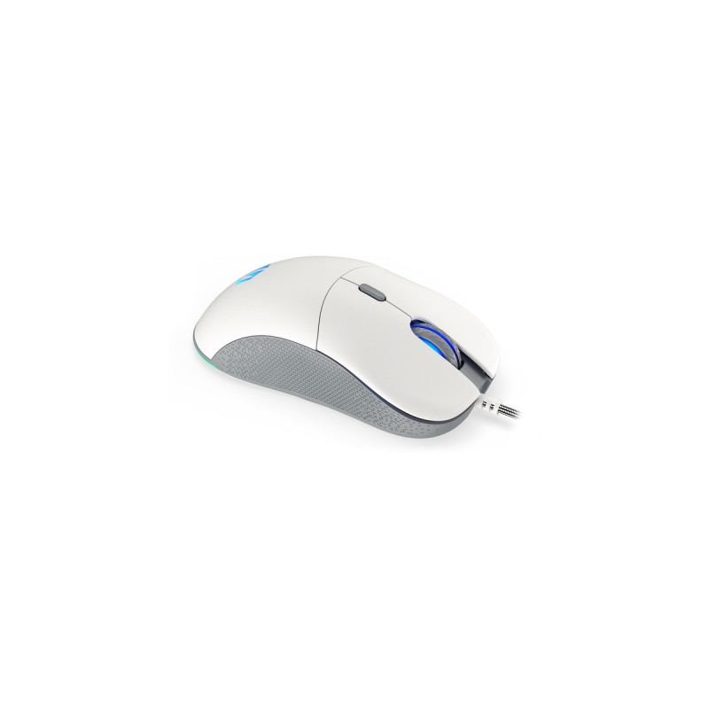 ENDORFY GEM Onyx White, Gaming-Maus(weiß/grau)