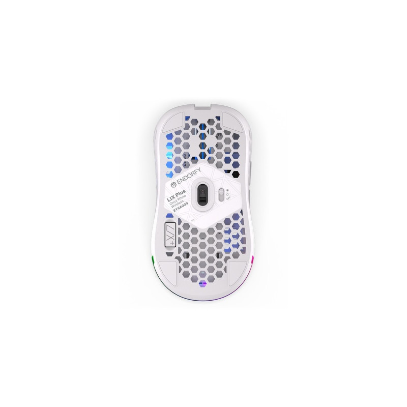 ENDORFY LIX Plus Onyx White Wireless, Gaming-Maus(weiß/grau)