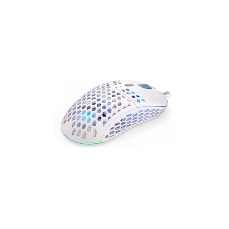 ENDORFY LIX Plus Onyx White, Gaming-Maus(weiß/grau)