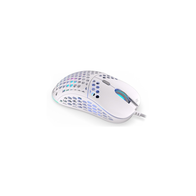 ENDORFY LIX Plus Onyx White, Gaming-Maus(weiß/grau)