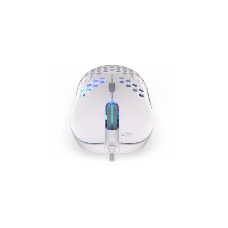 ENDORFY LIX Plus Onyx White, Gaming-Maus(weiß/grau)