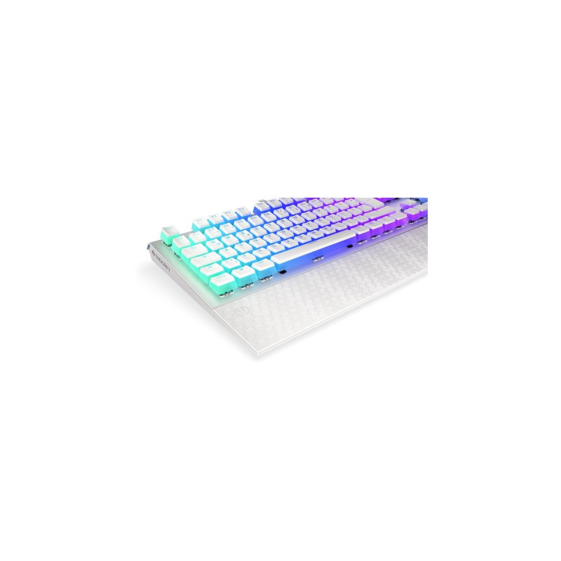 ENDORFY Omnis Pudding Onyx White, Gaming-Tastatur(weiß, DE-Layout, Kailh RGB Brown)