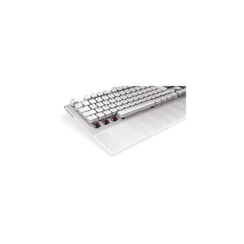 ENDORFY Omnis Pudding Onyx White, Gaming-Tastatur(weiß, DE-Layout, Kailh RGB Brown)