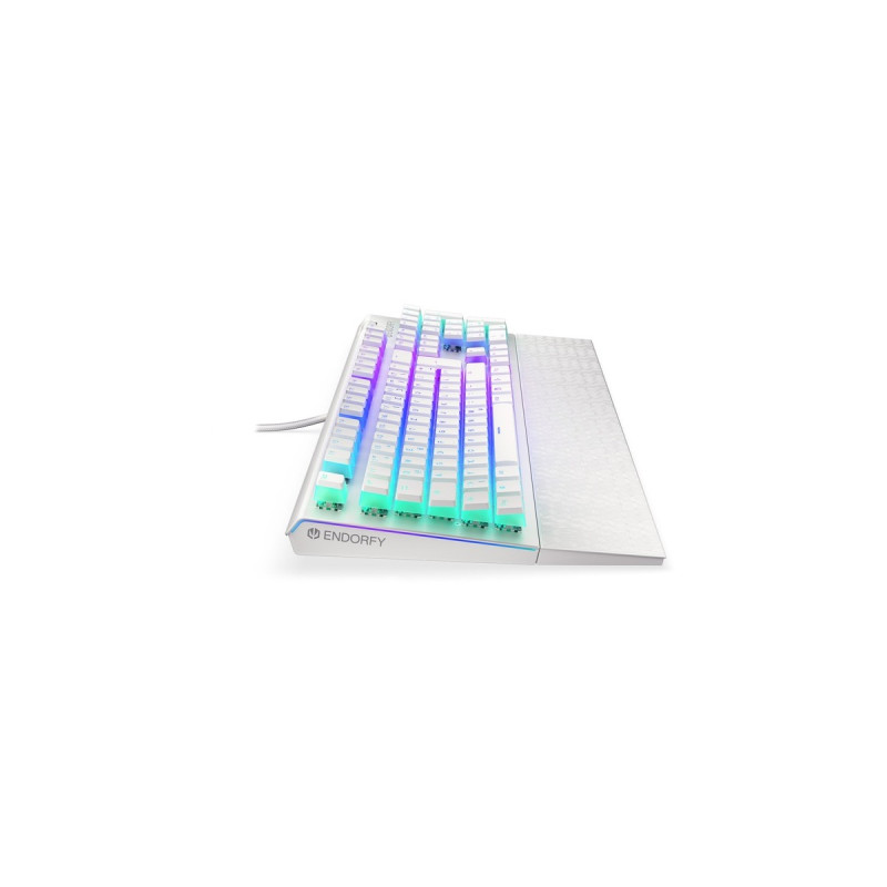 ENDORFY Omnis Pudding Onyx White, Gaming-Tastatur(weiß, DE-Layout, Kailh RGB Red)
