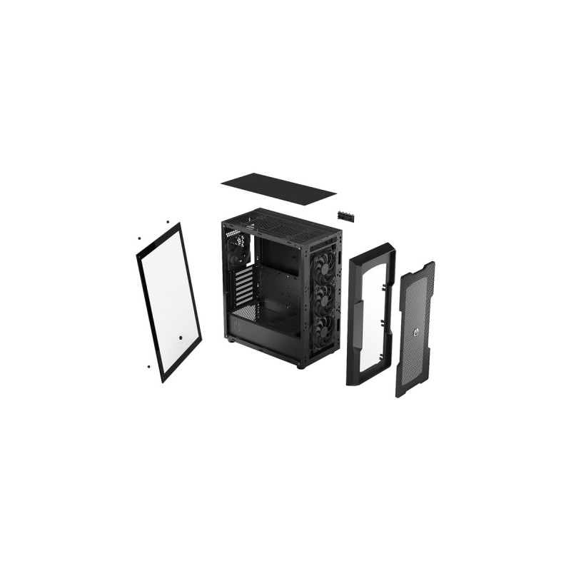 ENDORFY Regnum 400 Air, Tower-Gehäuse(schwarz)