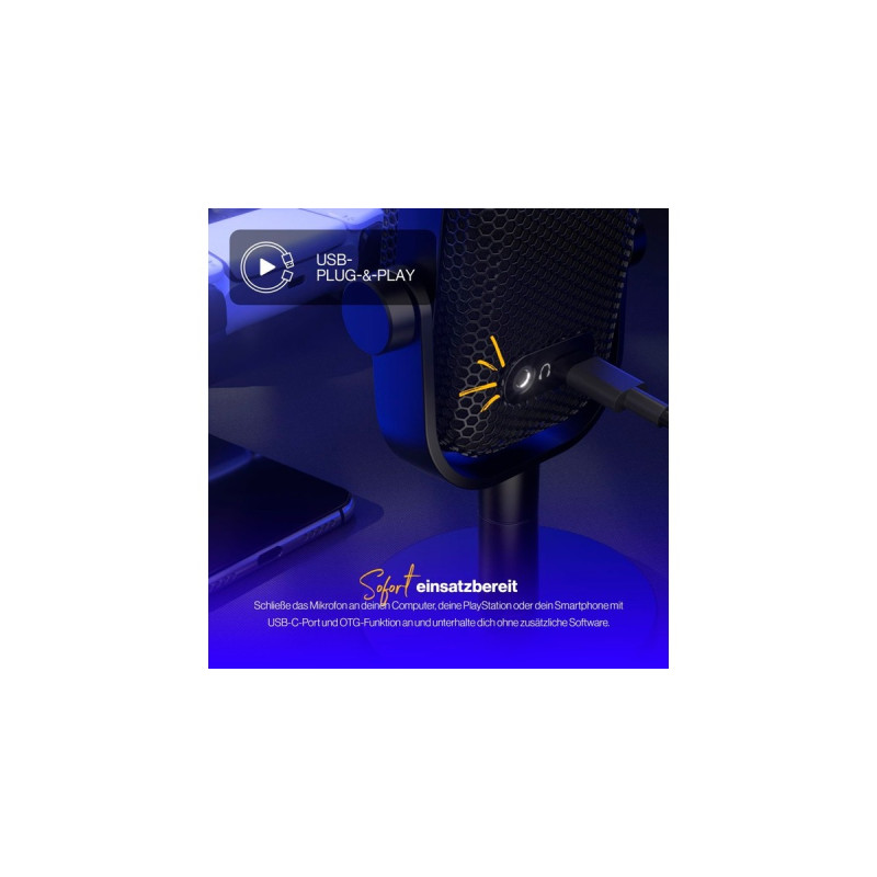 ENDORFY Solum Voice S, Mikrofon(schwarz, USB-C)