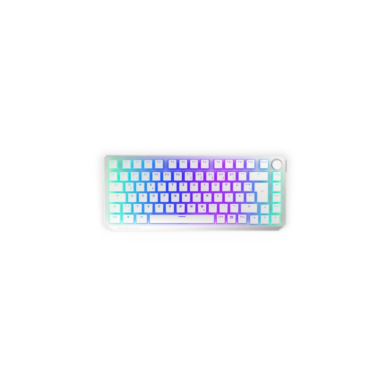 ENDORFY Thock 75% Wireless Onyx White, Gaming-Tastatur(weiß, DE-Layout, Kailh Box Black)